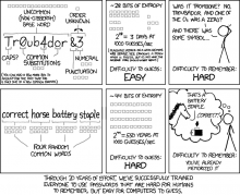 Correct Horse Battery Staple - credit xkcd.com